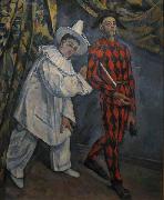 Paul Cezanne, Pierot and Harlequin